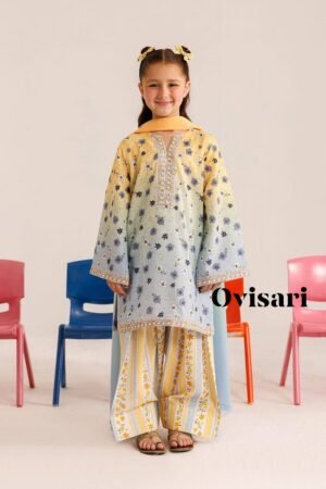 Embroidered Kids Suit